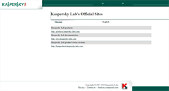 Desktop Screenshot of kaspersky-labs.com