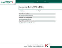 Tablet Screenshot of kaspersky-labs.com